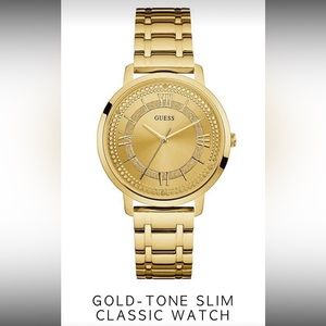 Guess ladies gold watch